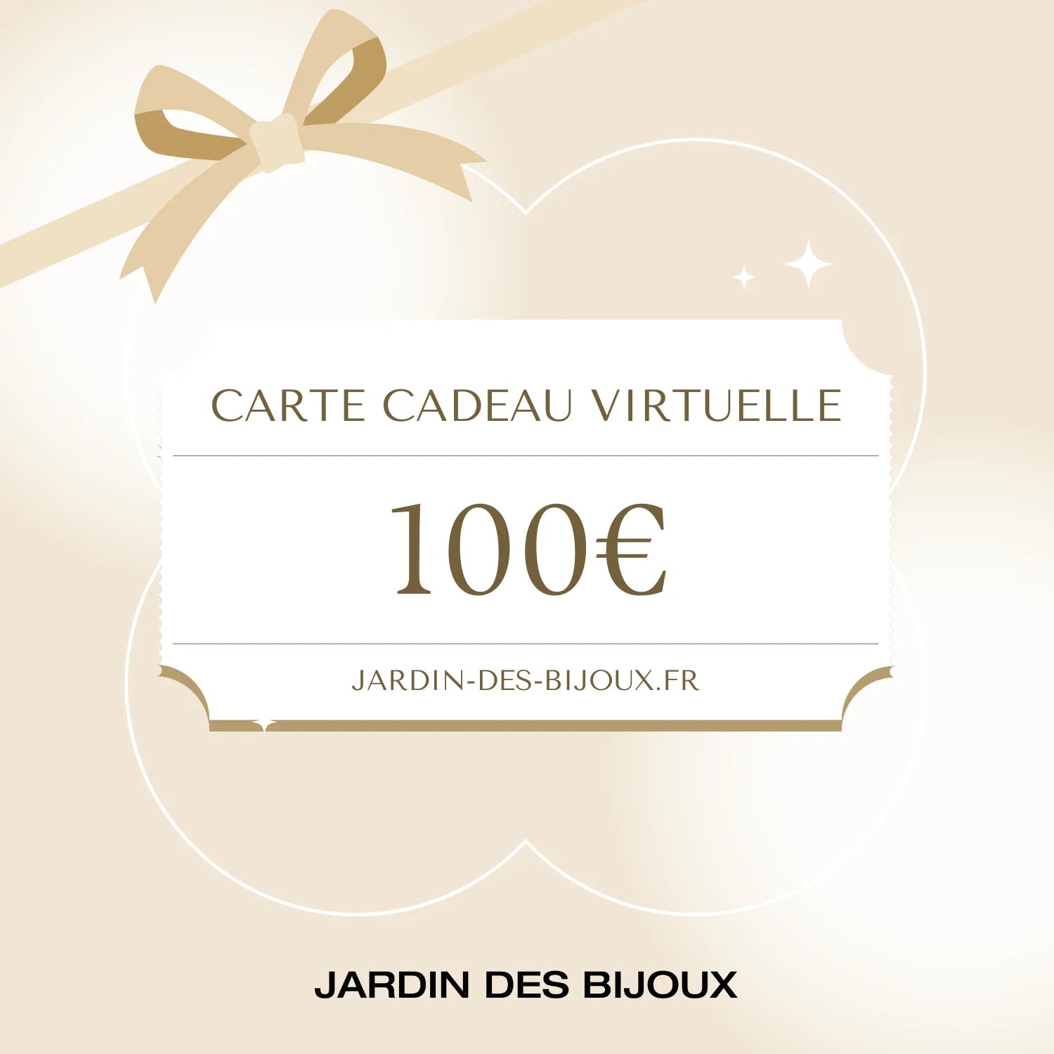 Carte cadeau e - Carte Cadeau 100 € Jardin des Bijoux